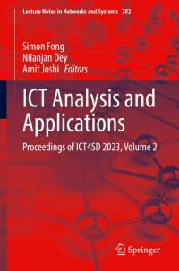 ICT Analysis and Applications av Simon Fong