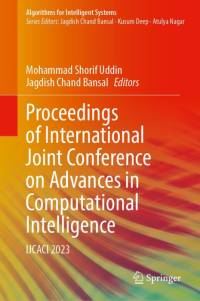 Proceedings of International Joint Conference on Advances in Computational Intelligence av Mohammad Shorif Uddin