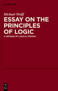 Essay on the Principles of Logic av Michael Wolff