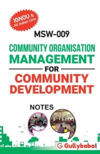 MSW-009 Community Organisation Management for Community Development av Gullybaba. Com Panel