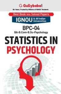BPC-04 Statistics in Psychology av Panel Gullybaba. com