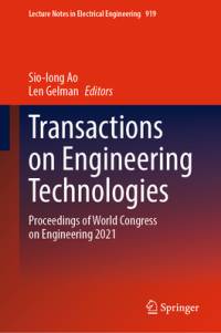 Transactions on Engineering Technologies av Sio-Iong Ao