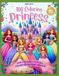 100 Coloring Princesses av Emma Smith