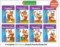 Complete Key Stage 1 Literacy Study & Practice Books - 8-book bundle! English, Phonics, Spelling, Handwriting, Reading Comprehension for AGES 4 - 7 av Foxton Books