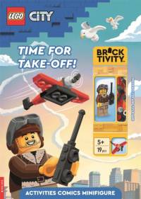 LEGO® City: Time for Take-Off! Activity Book (with Freddie Flyer minifigure and toy plane mini-build) av LEGO®
